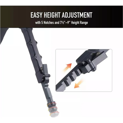 Bipode Tipo Atlas Accutac Para Rifle Caza Rifles Bípode V9