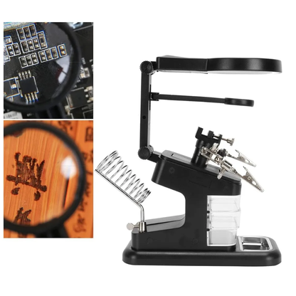 Lupa Luz Led Lampara Lupa Escritorio Lupa Electronica 20x