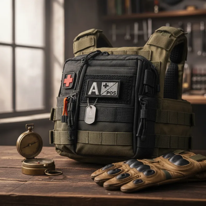 Parche Militar Grupo Sanguineo Tipo De Sangre Velcro Tactico