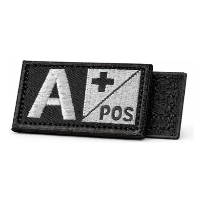 Parche Militar Grupo Sanguineo Tipo De Sangre Velcro Tactico