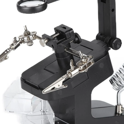 Lupa Luz Led Lampara Lupa Escritorio Lupa Electronica 20x