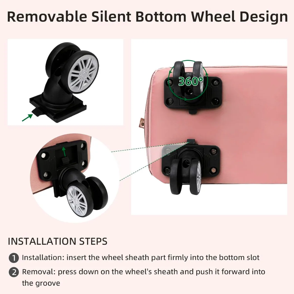 Bolso De Viaje Bolso Expandible Impermeable Bolso Con Ruedas