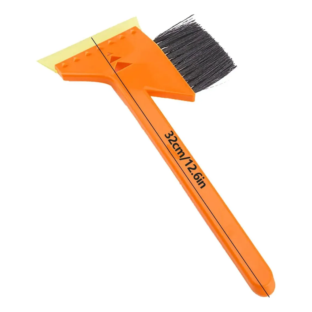 Cepillo Nieve Raspador Hielo Pala Cepillos Anticongelante Naranja