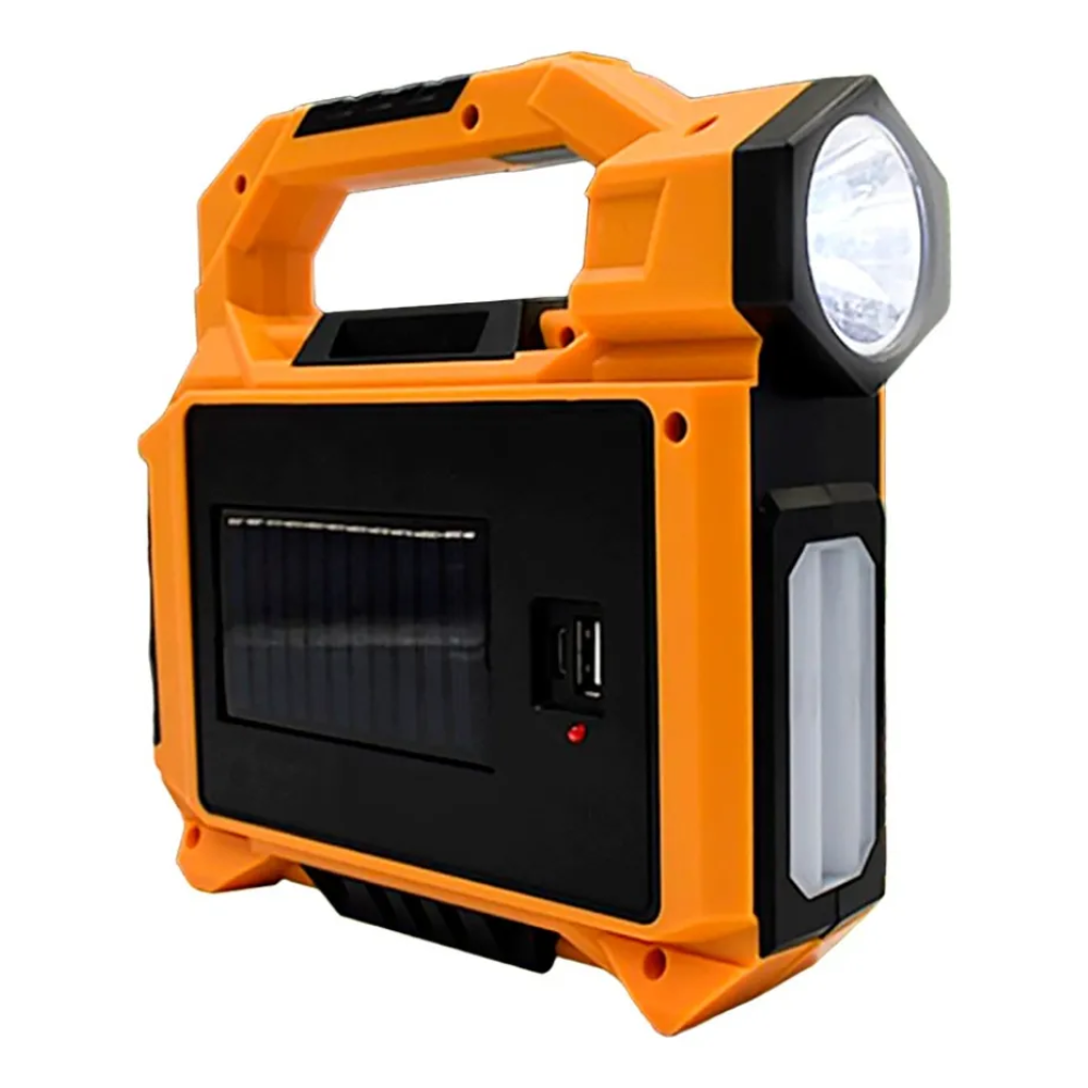Linterna Led Lampara Camping Recargable Usb Solar Lampara