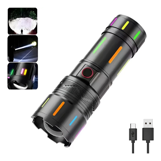 Linterna Recargable Fluorescente Linterna Camping Usb