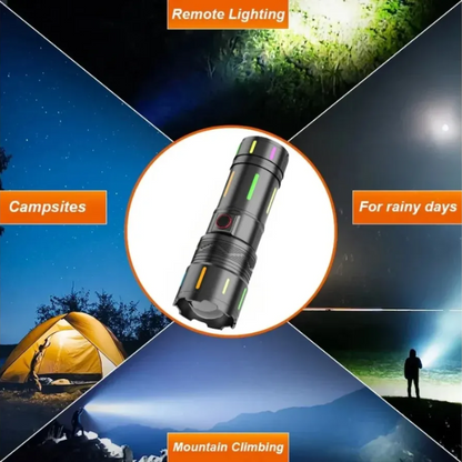 Linterna Recargable Fluorescente Linterna Camping Usb