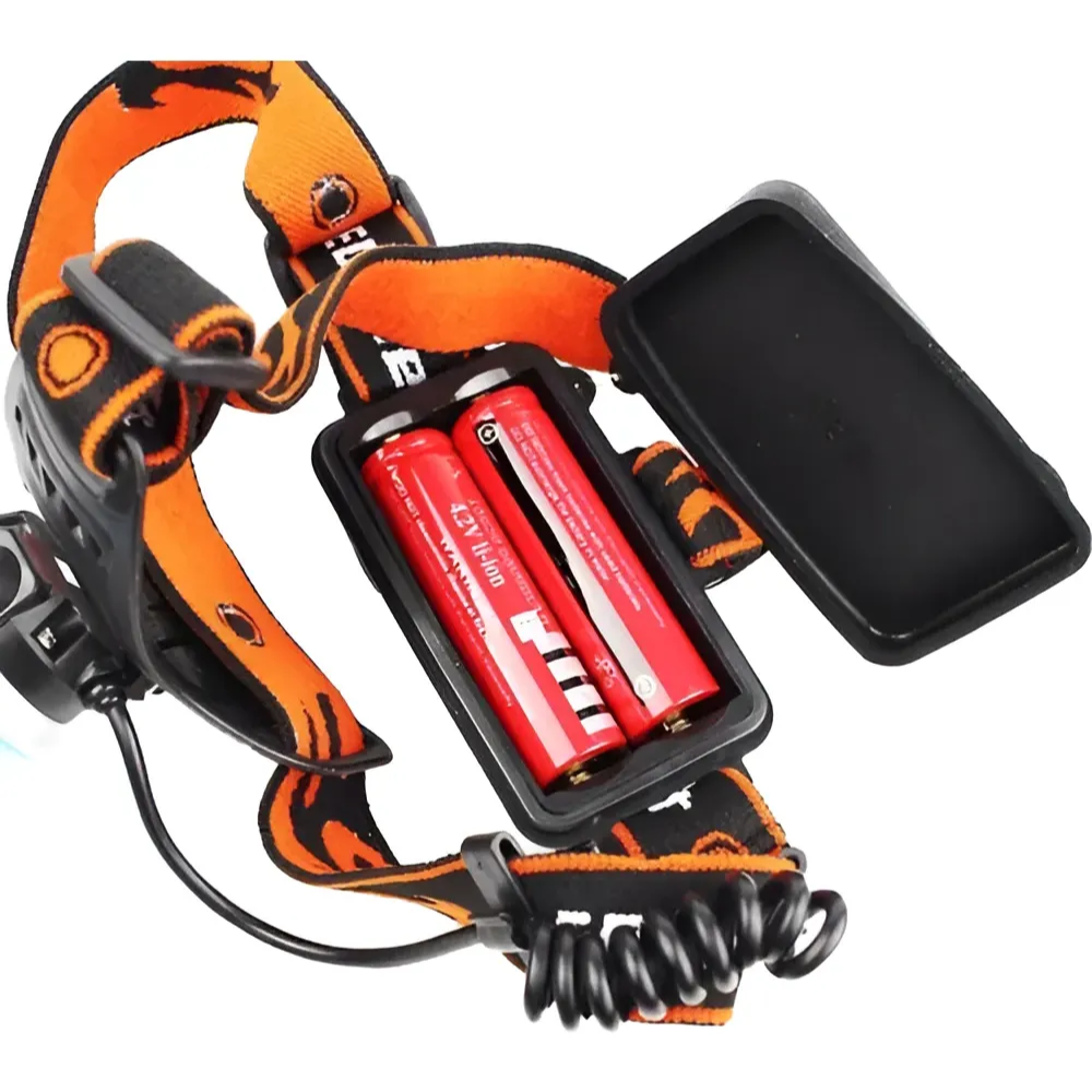 Linterna Frontal Recargable Foco Minero Con Carga De Auto Foco Led Para Cazar