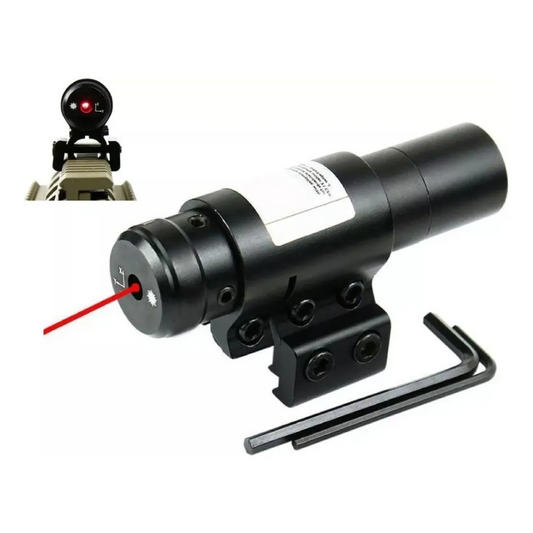 Mira Laser Punto Rojo Rifle Pcp Replicapistola Riel 11/20m