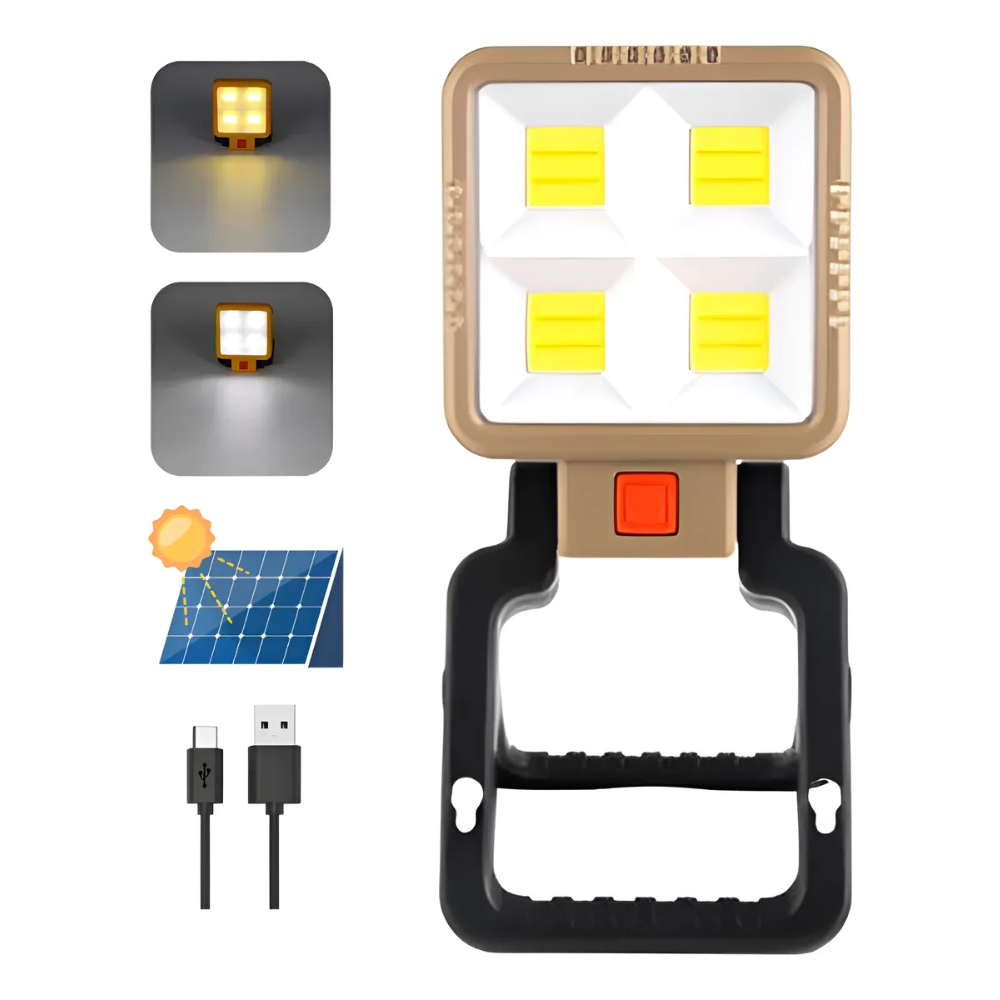 Lampara Camping Recargable Usb Solar Lampara Led Linterna