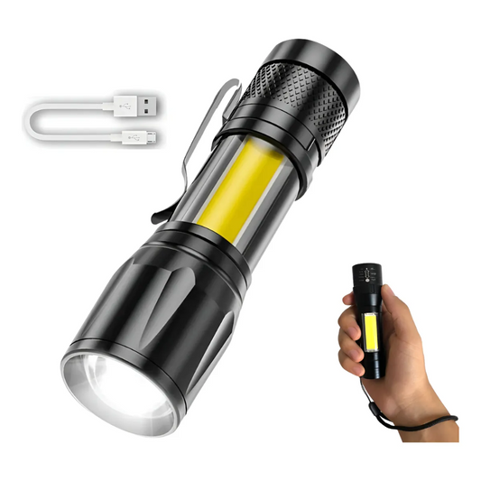 Linterna Led Cree Xml-t6 2000lumenes Zoom Usb Recargable doble led