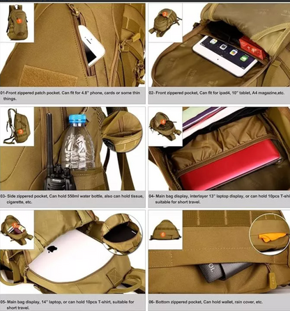 Mochila Tactica Mochila Militar Mochila Viajes 20 Litros