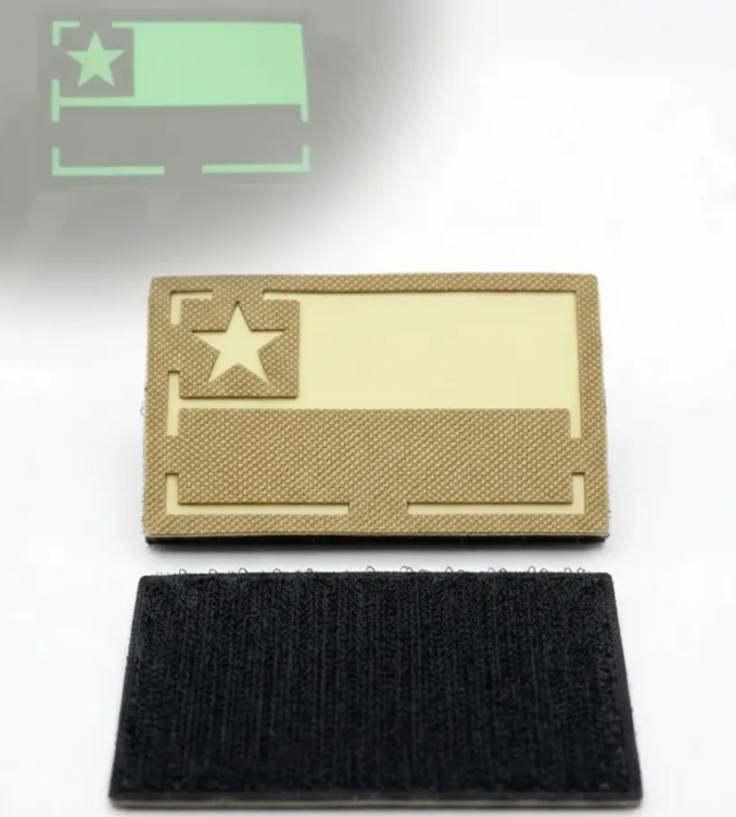 Parche Tactico Militar Parche Chile Parche IR Fosforescente Velcro