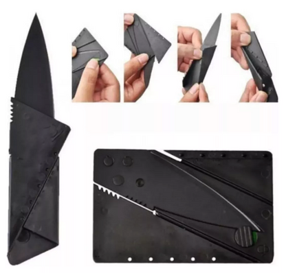 Cuchillo Tarjeta Herramienta Camping Cortaplumas Emergencia