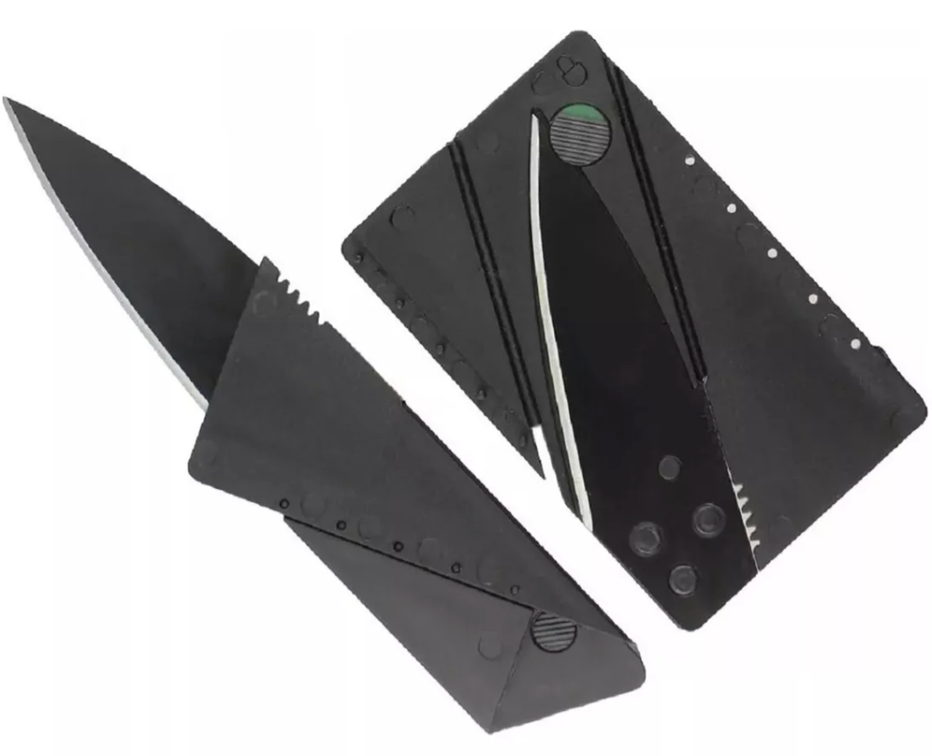 Cuchillo Tarjeta Herramienta Camping Cortaplumas Emergencia