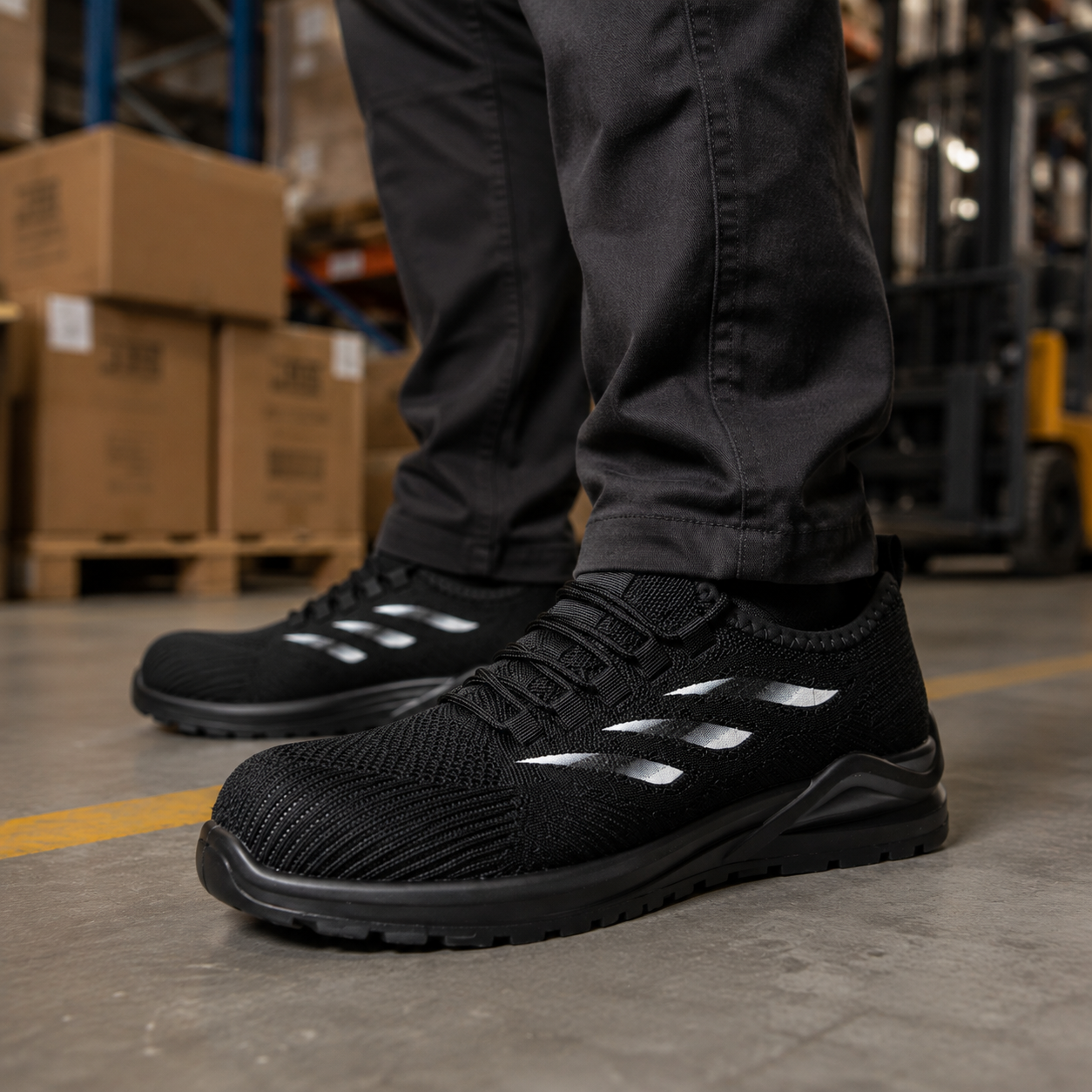 Zapatilla Seguridad Zapato Trabajo Industrial Punta Acero