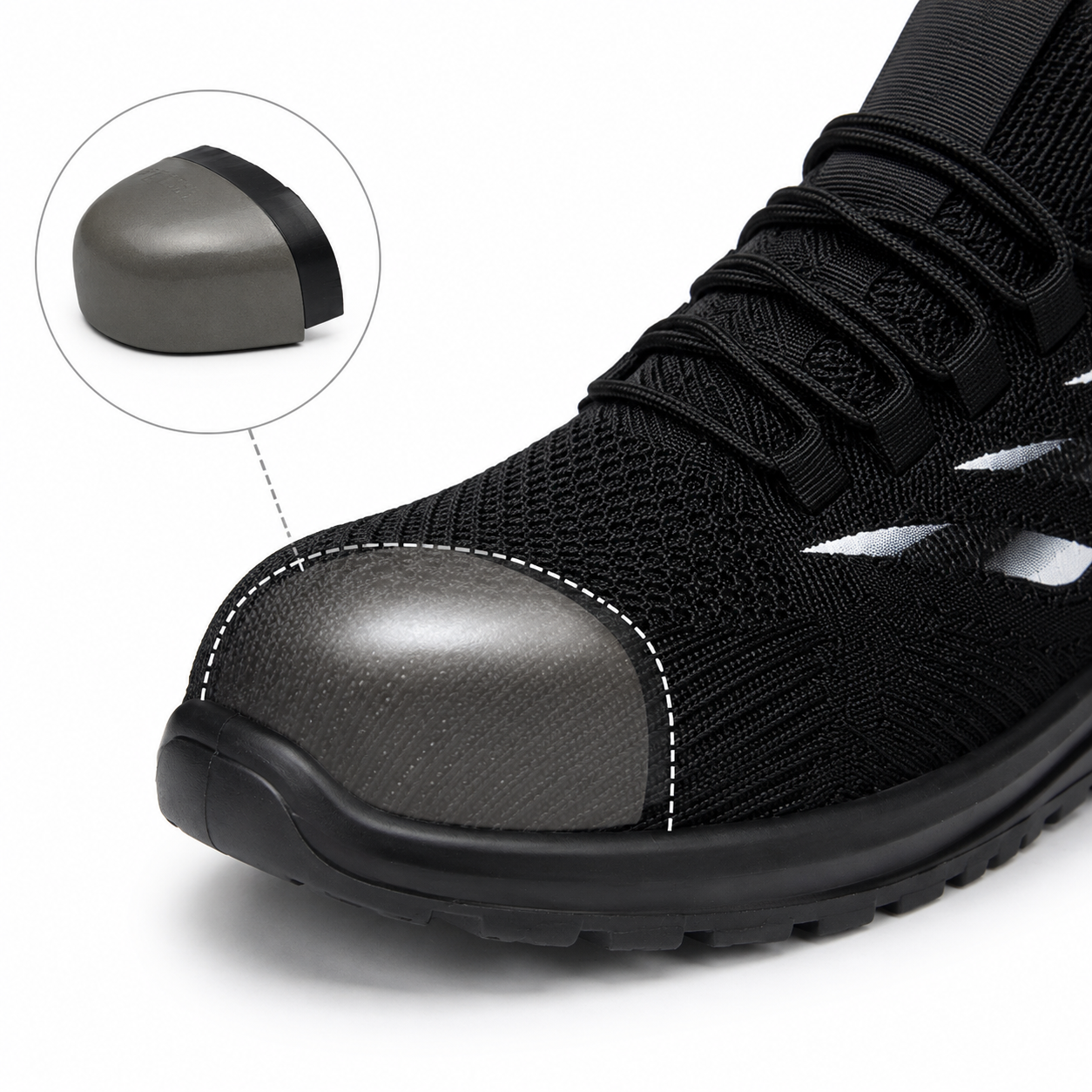 Zapatilla Seguridad Zapato Trabajo Industrial Punta Acero