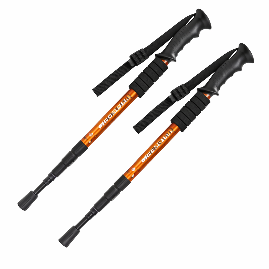 Pack 2 Bastones Trekking Baston Trekking Anti Shock 4tramos