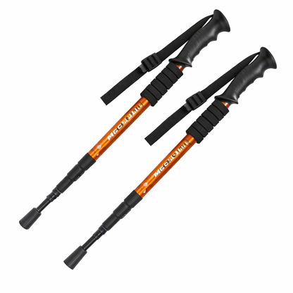 Pack 2 Bastones Trekking Baston Trekking Anti Shock 4tramos