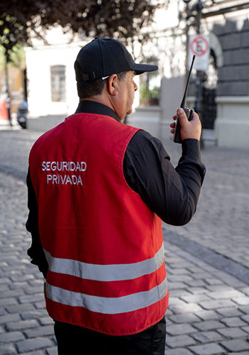 Chaleco Seguridad Privada Chaleco Reflectante Rojo Chaleco
