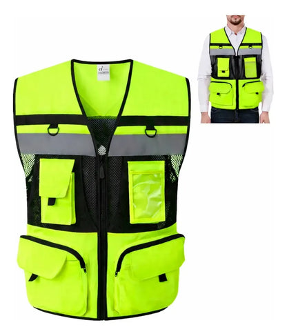Chaleco Geologo Chaleco Seguridad Minero Chaleco Reflectante