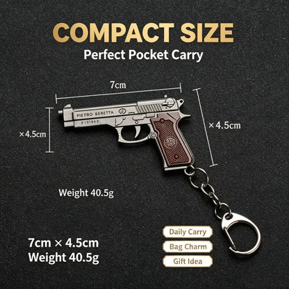 Llavero Forma Pistola Mini Llaveros Armas En Miniaturas