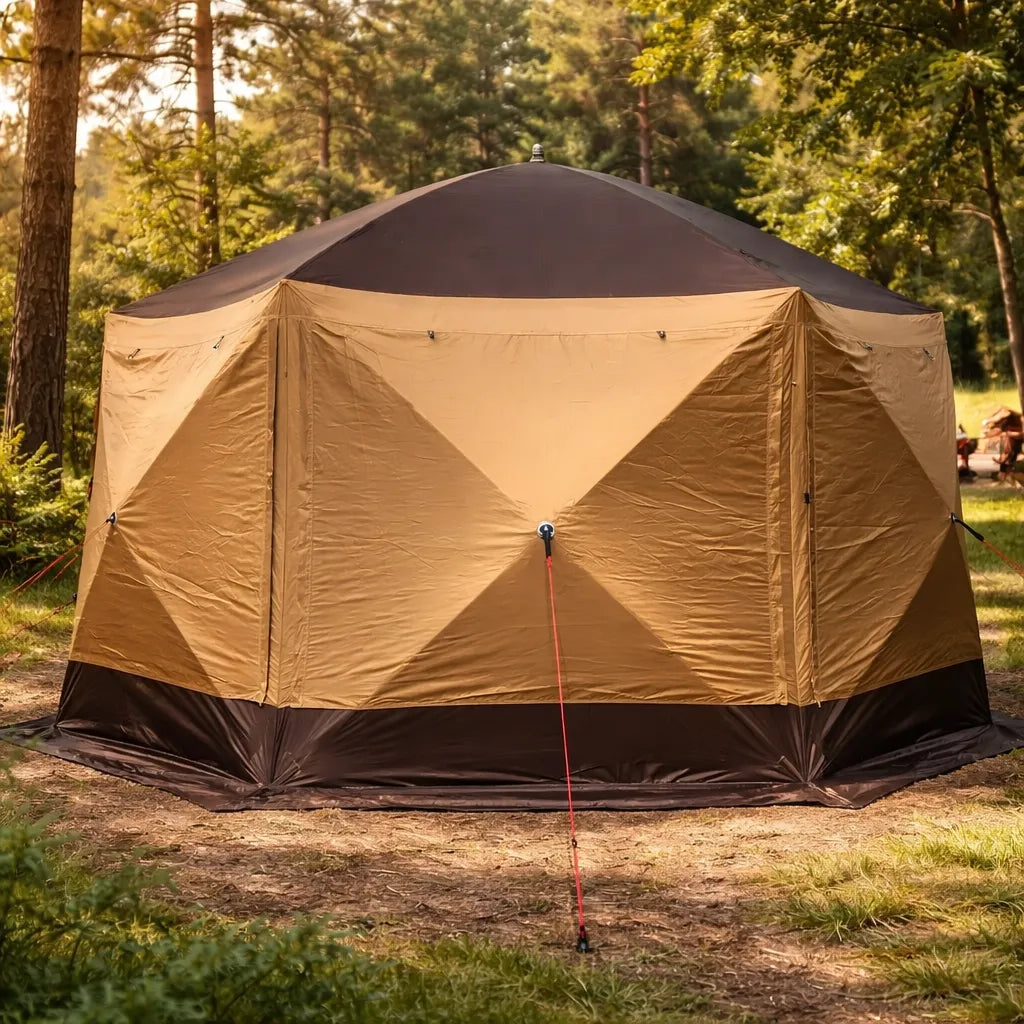 Carpa Camping 4 Estaciones Tienda 6 Personas 360x360x225cm