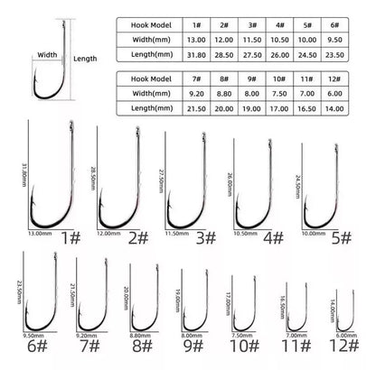 Kit Anzuelo Set Pesca 5 Anzuelos Pesca Anzuelos De Pesca #14