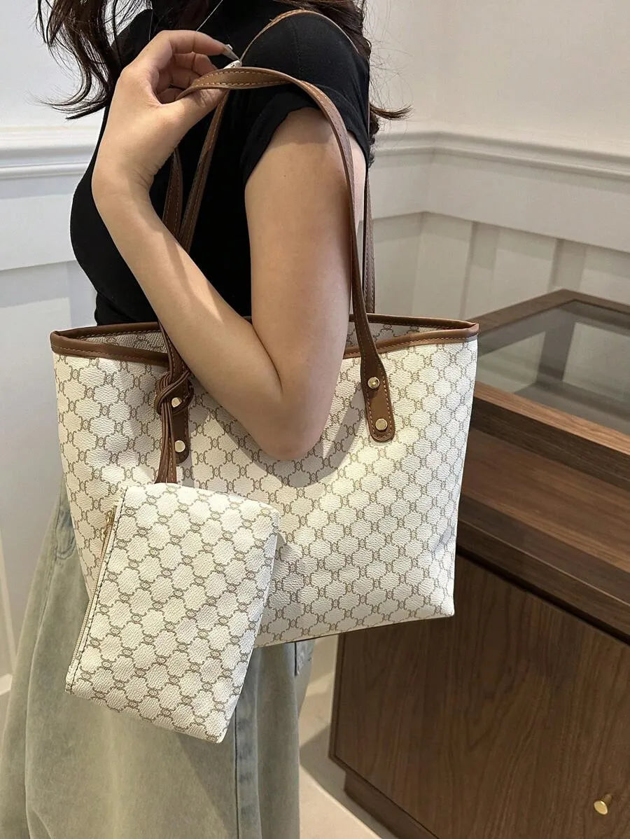 Set 2 Bolsos Cartera Bolso Tote Bag Cartera Bolsa Mujer