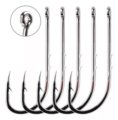 Kit Anzuelo Set Pesca 5 Anzuelos Pesca Anzuelos De Pesca 1/0