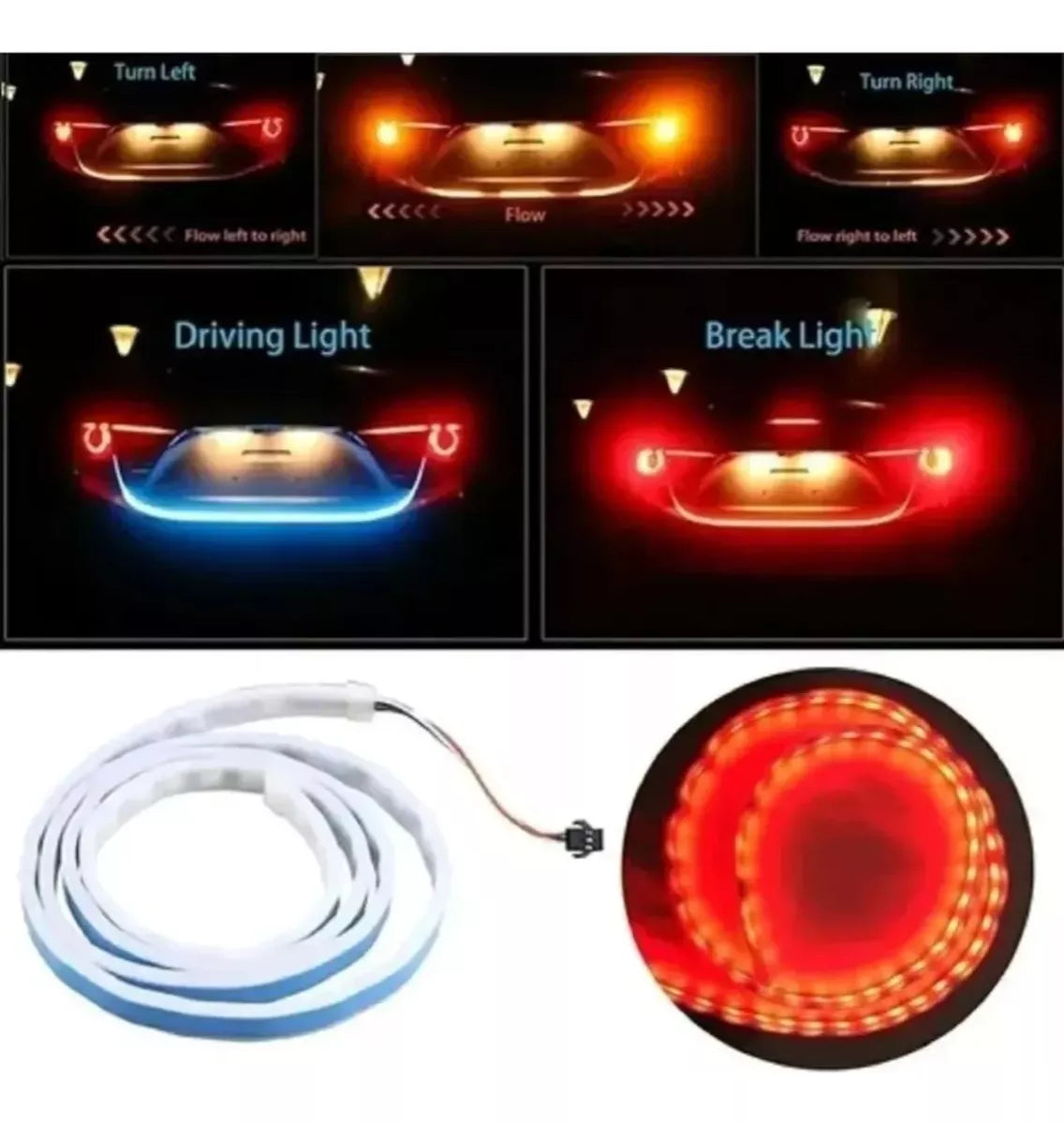 Barras Led Luces Maletero Luces Led Freno Barra Led Curva