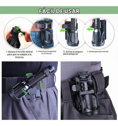Pouch Porta Linterna 360 Porta Linterna Pouch Tactico