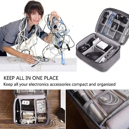 Bolso Organizador Viaje Estuche Organizador Cables Ordenador