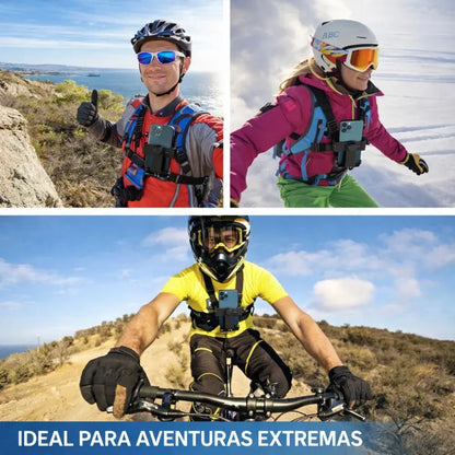 Soporte Celular Ajustable Arnes De Pecho Para Grabar Videos