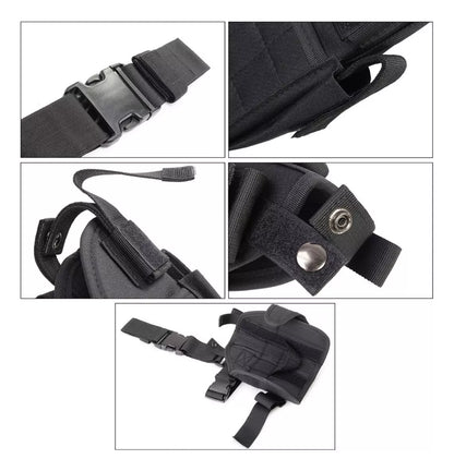 Muslera Tactica Universal Paintball Funda Pistola Negro