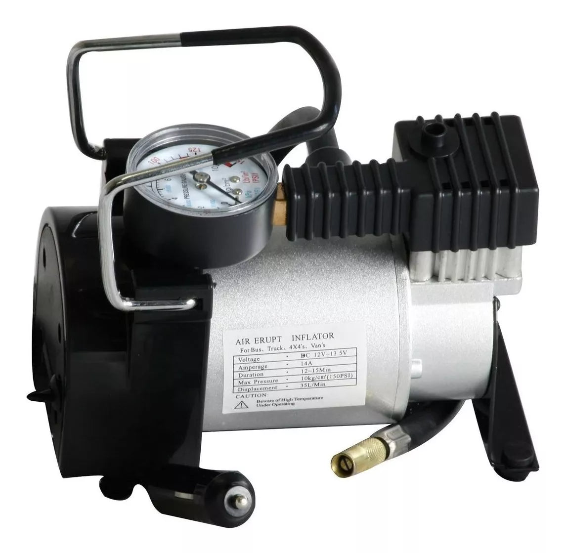 Compresor Aire 12v Compresor Metalico 12v Auto Moto 35l/min
