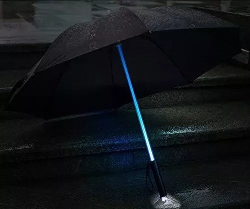 Paraguas Plegable Led Lluvia Paragua Grande 8 Varillas 80 Cm