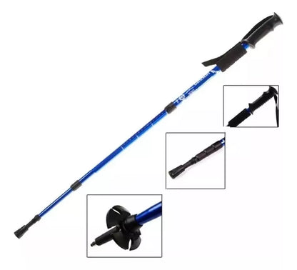 Pack 2 Bastones Trekking Baston Trekking Anti Shock 4tramos