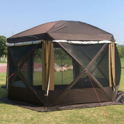 Carpa Camping 4 Estaciones Tienda 6 Personas 360x360x225cm