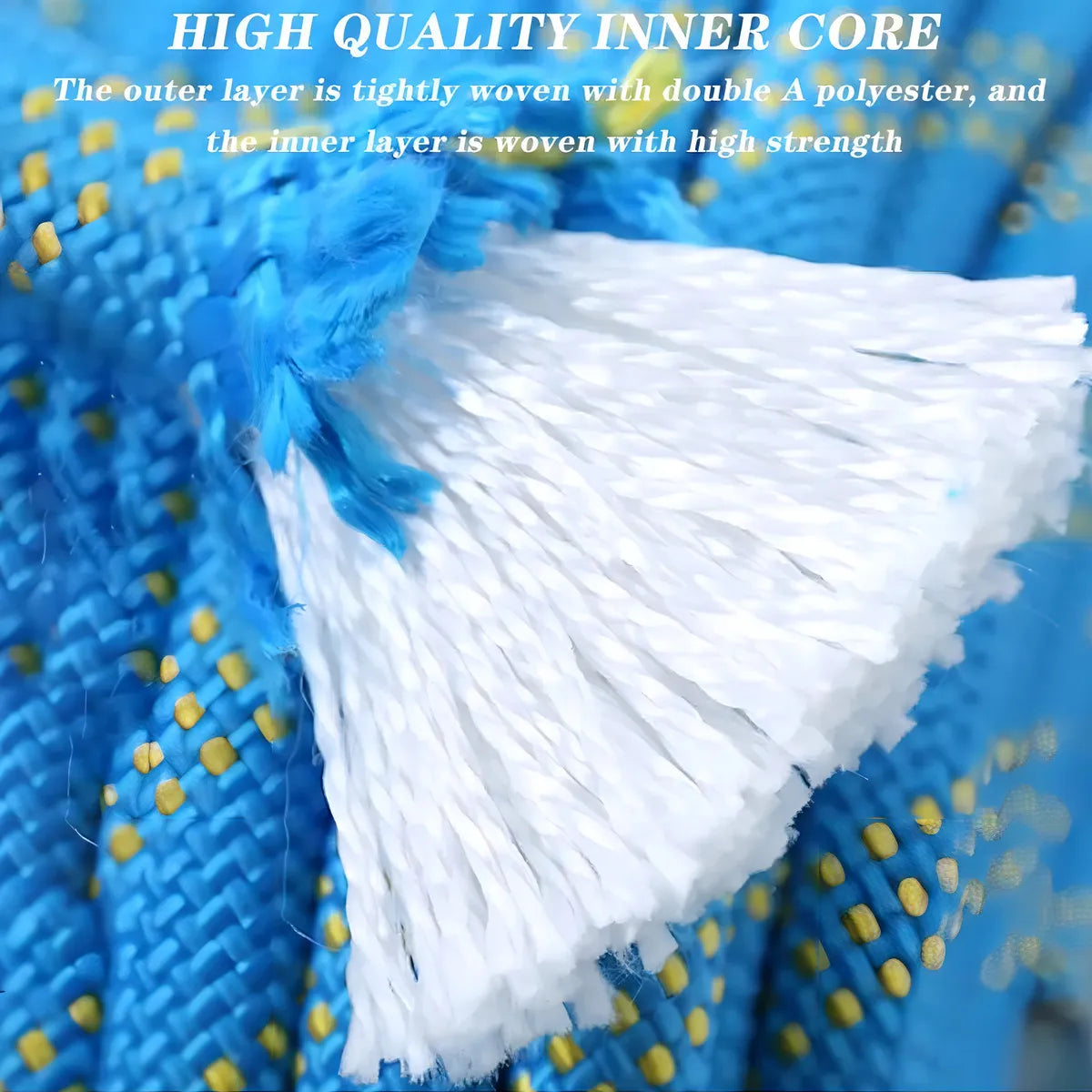 Cuerda Seguridad Cuerda Rescate A.resistencia +Mosquetones 20mt