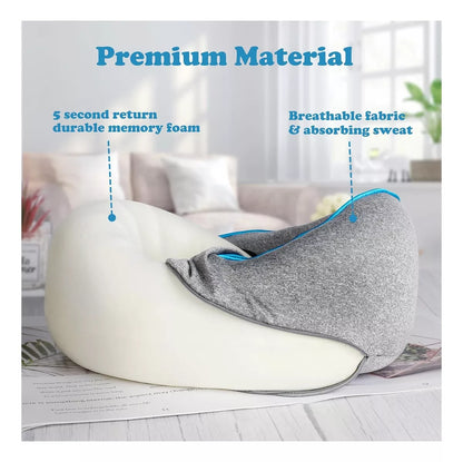 Almohada Cervical Viscoelastica Con Memoria Cojin De Cuello