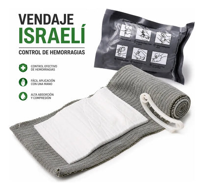 Vendaje De Emergencia Trauma Vendaje Israeli Rescate 6 Pulgadas