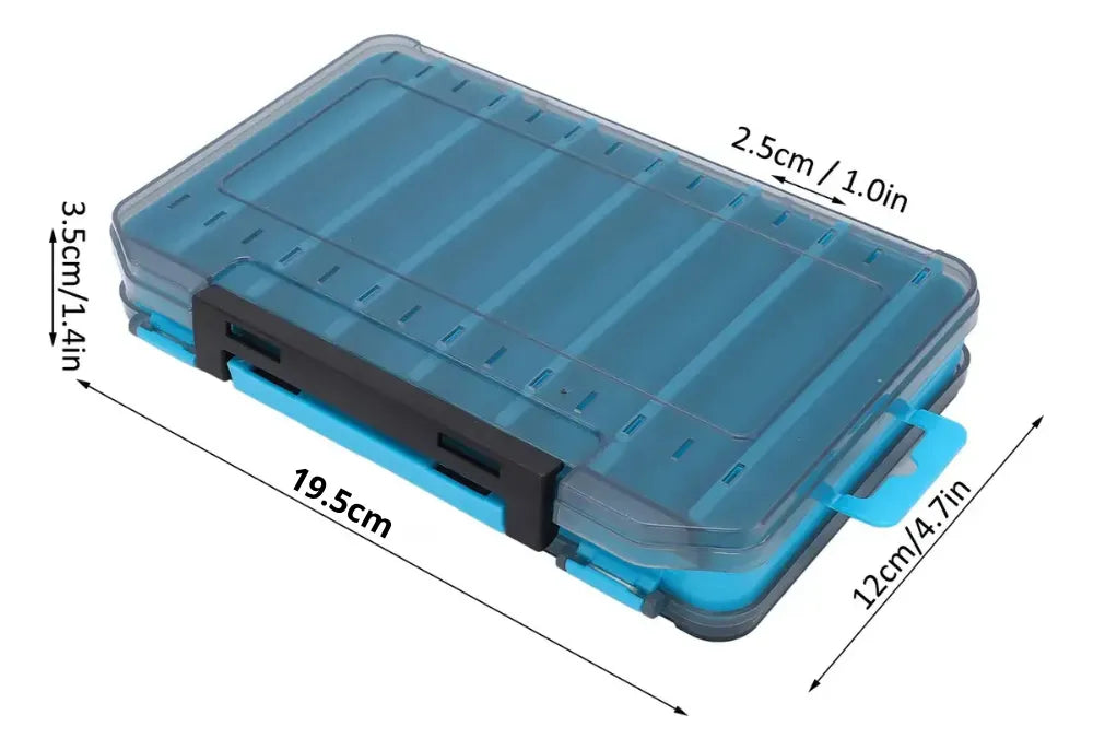 Caja Pesca Porta Señuelos Caja Organizadora Pesca 14compartimientos