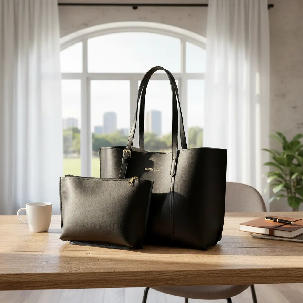 Set 2 Bolsos Cartera Tote Bag Bolso Cartera Bolsa Mujer