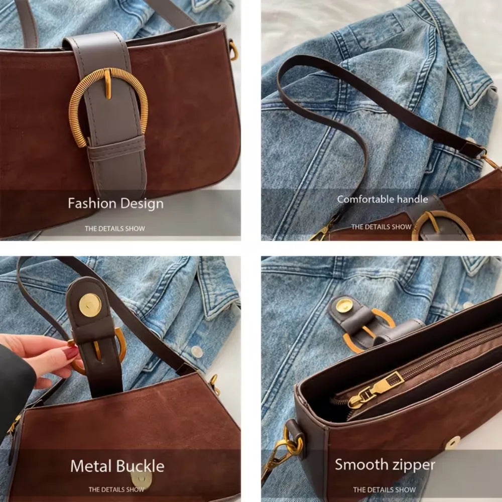 Bandolera Cartera Casual Mujer Cartera De Mano Ajustable