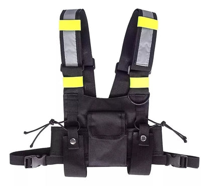 Chaleco Radio Airsoft Arnes Reflectante