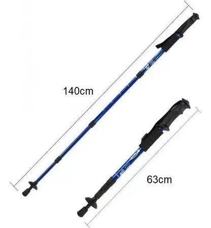 Pack 2 Bastones Trekking Baston Trekking Anti Shock 4tramos