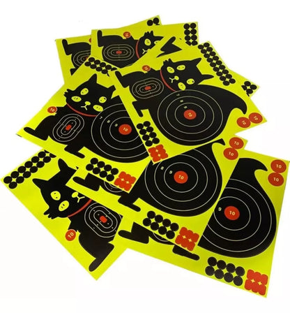 10 Target Adhesivo Rifle Aire Diana Silueta Rifle De Poston