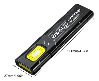 Linterna Tactica Cob Linterna Recargable Tactica Usb Iman
