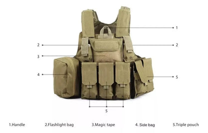 Chalecos Tacticos Chaleco Tactico Cira Militar Airsoft Ciras.