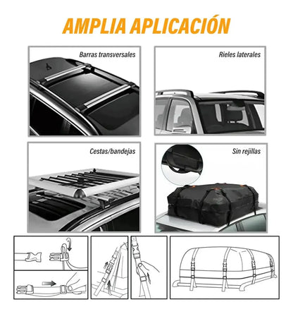 Bolso Portaequipaje Auto Bolso Auto Impermeable Techo 425lts
